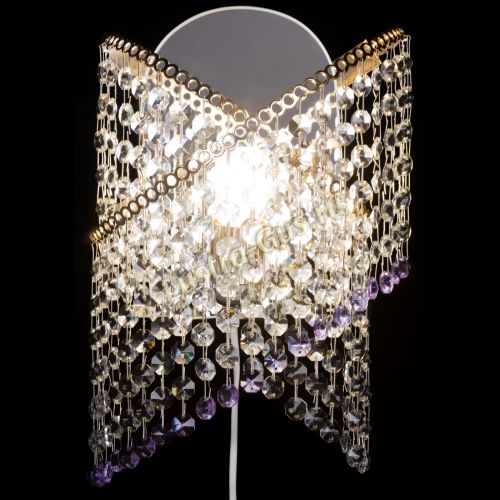 Бра Космея №1 фиолетовая в Ижевске Гусь Хрустальный