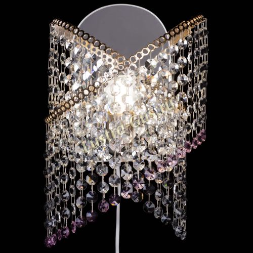 Бра Космея №1 розовая в Ижевске Гусь Хрустальный