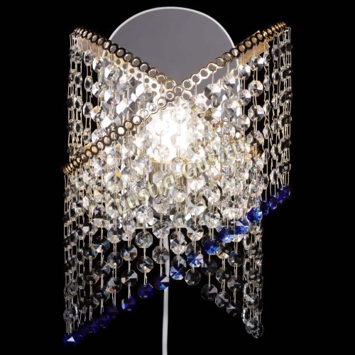 Бра Космея №1 синяя в Ижевске Гусь Хрустальный