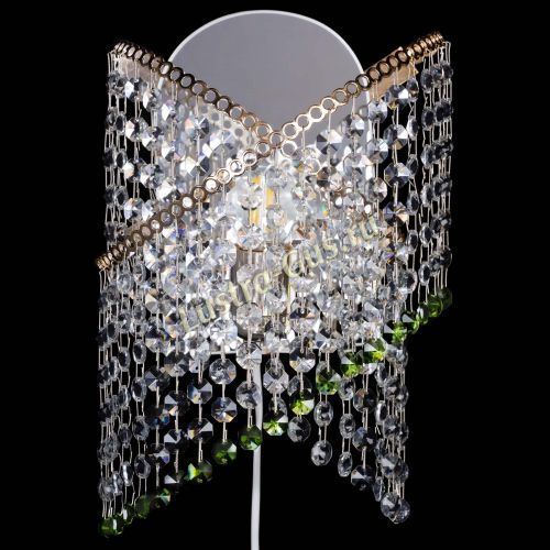 Бра Космея №1 зеленая в Ижевске Гусь Хрустальный