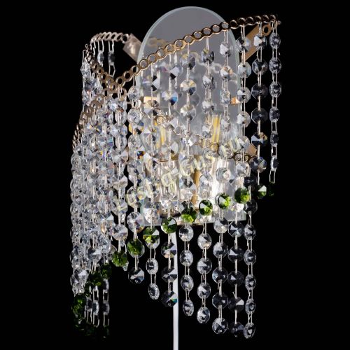 Бра Космея №1 зеленая в Ижевске Гусь Хрустальный