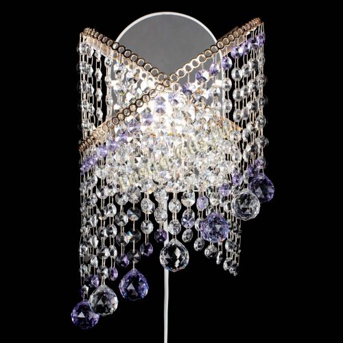 Бра Космея №3 фиолетовая в Ижевске Гусь Хрустальный