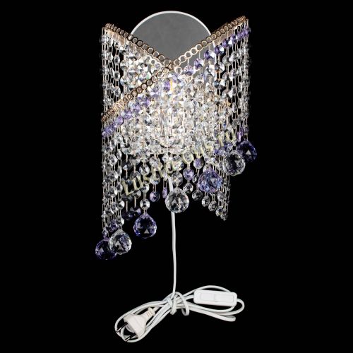 Бра Космея №3 фиолетовая в Ижевске Гусь Хрустальный