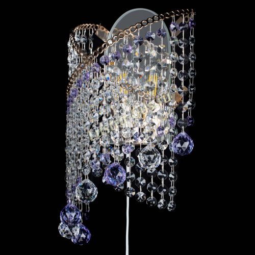 Бра Космея №3 фиолетовая в Ижевске Гусь Хрустальный