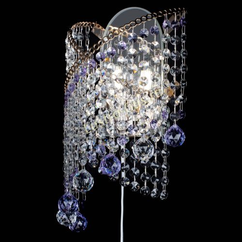 Бра Космея №3 фиолетовая в Ижевске Гусь Хрустальный