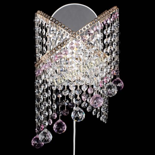 Бра Космея №3 розовая в Ижевске Гусь Хрустальный