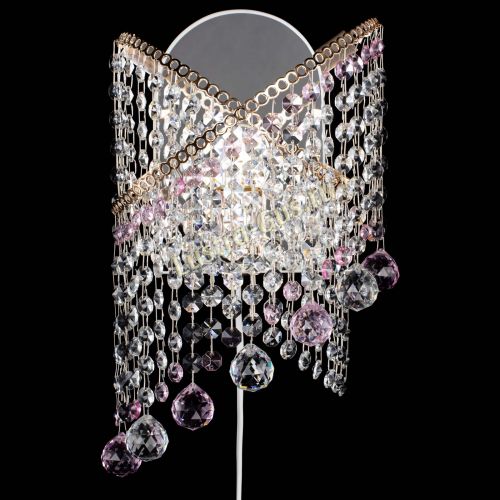 Бра Космея №3 розовая в Ижевске Гусь Хрустальный