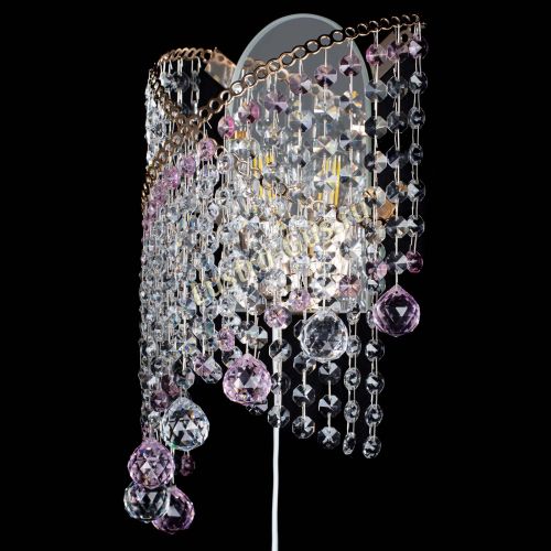 Бра Космея №3 розовая в Ижевске Гусь Хрустальный