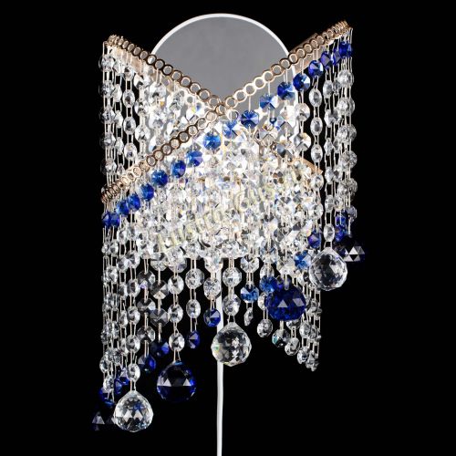 Бра Космея №3 синяя в Ижевске Гусь Хрустальный