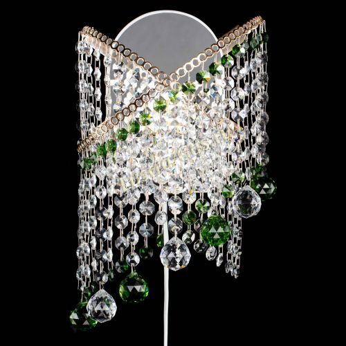 Бра Космея №3 зеленая в Ижевске Гусь Хрустальный