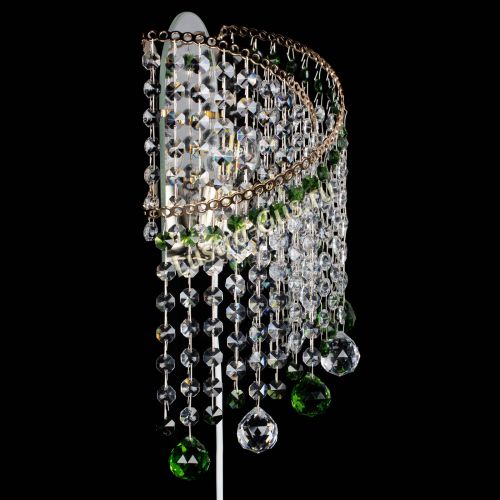 Бра Космея №3 зеленая в Ижевске Гусь Хрустальный