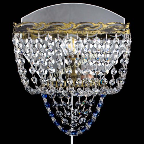 Бра Квадрат №2 под бронзу Синяя в Ижевске Бра Квадрат №2 под бронзу Синяя в Ижевске