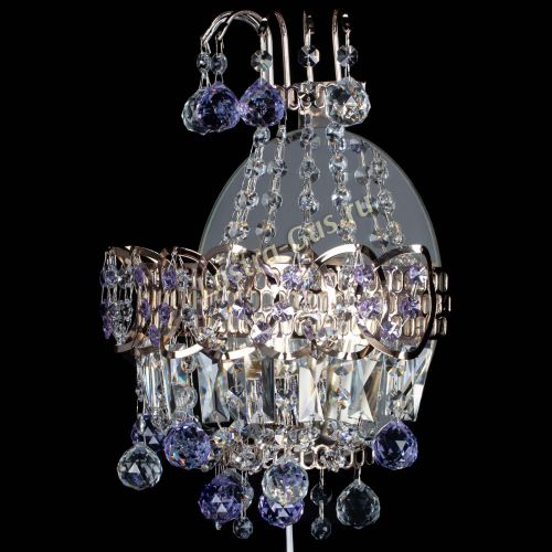 Бра Ника шар фиолетовая в Ижевске Гусь Хрустальный