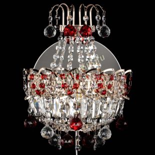  Бра Ника шар красная