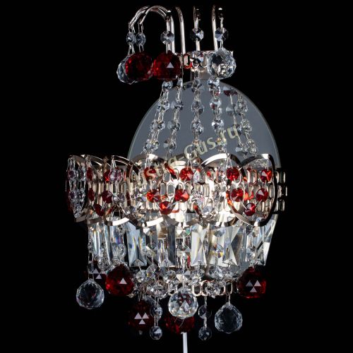 Бра Ника шар красная в Ижевске Гусь Хрустальный