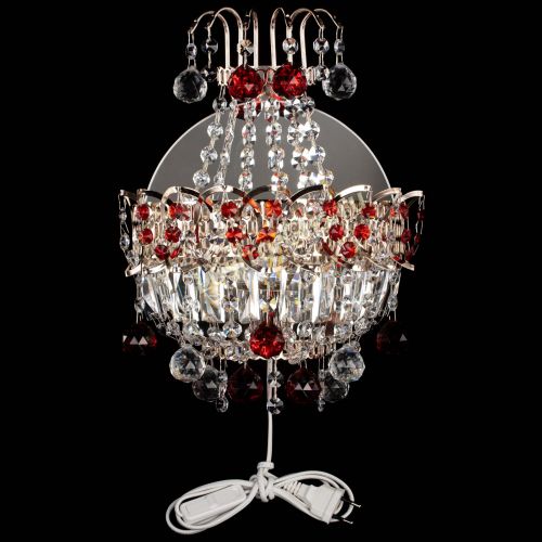 Бра Ника шар красная в Ижевске Гусь Хрустальный