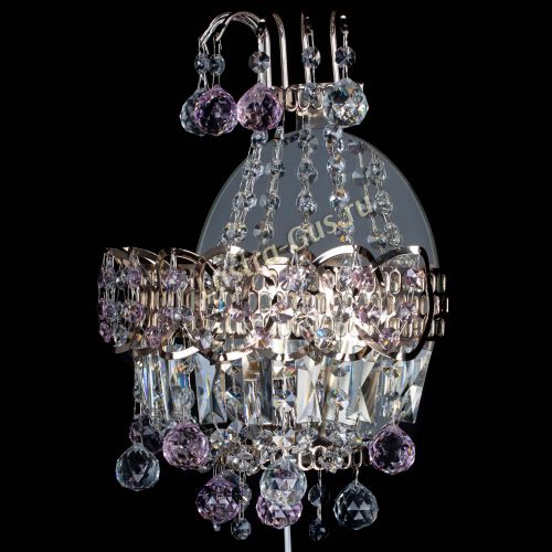 Бра Ника шар розовая в Ижевске Гусь Хрустальный