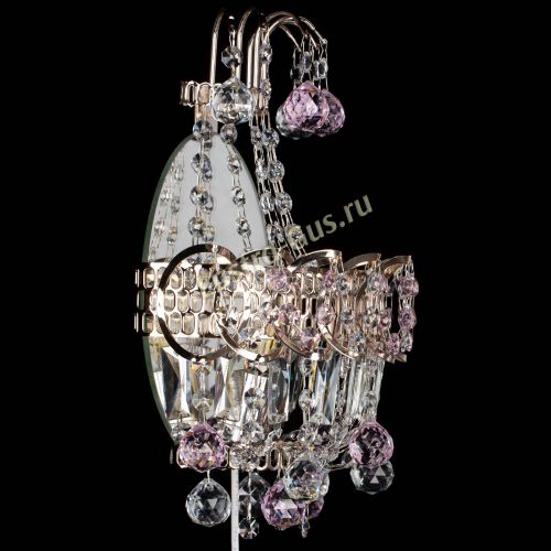 Бра Ника шар розовая в Ижевске Гусь Хрустальный