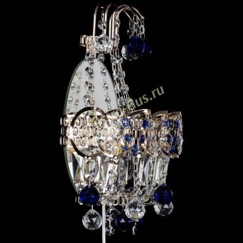 Бра Ника шар синяя в Ижевске Гусь Хрустальный