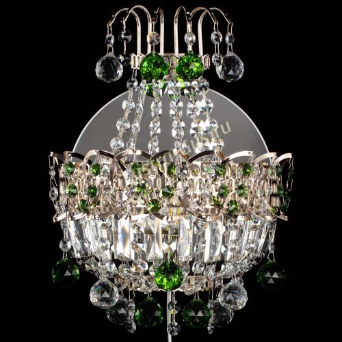 Бра Ника шар зеленая в Ижевске Гусь Хрустальный