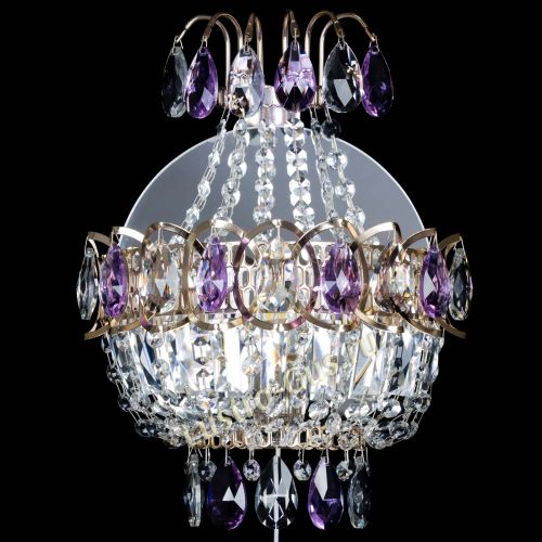 Бра Ника журавлик фиолетовая в Ижевске Гусь Хрустальный