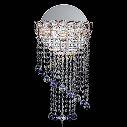 Бра Омега №1 фиолетовая в Ижевске Гусь Хрустальный