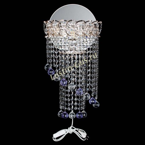 Бра Омега №1 фиолетовая в Ижевске Гусь Хрустальный