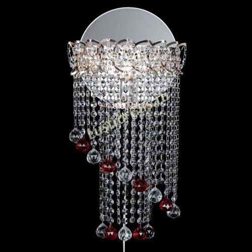 Бра Омега №1 красная в Ижевске Гусь Хрустальный