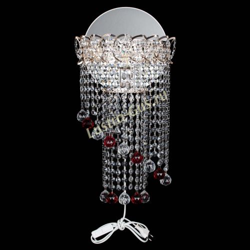 Бра Омега №1 красная в Ижевске Гусь Хрустальный