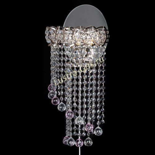 Бра Омега №1 розовая в Ижевске Гусь Хрустальный