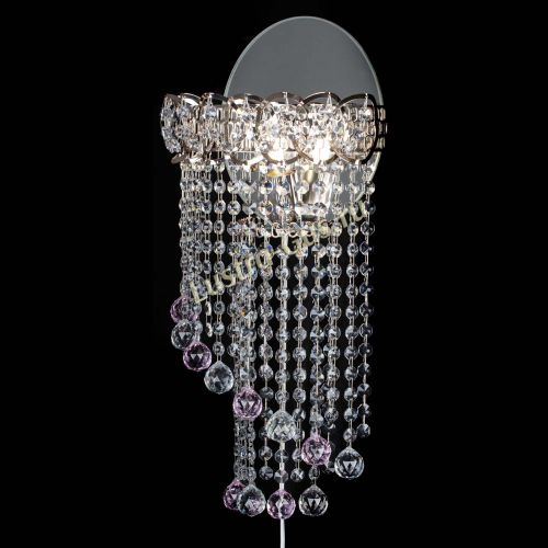 Бра Омега №1 розовая в Ижевске Гусь Хрустальный