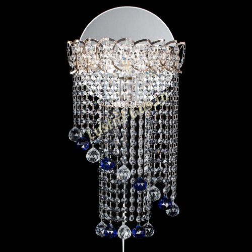 Бра Омега №1 синяя в Ижевске Гусь Хрустальный