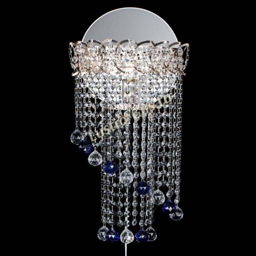 Бра Омега №1 синяя в Ижевске Гусь Хрустальный