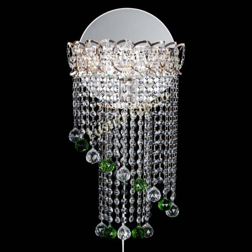 Бра Омега №1 зеленая в Ижевске Гусь Хрустальный