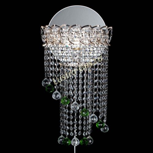 Бра Омега №1 зеленая в Ижевске Гусь Хрустальный