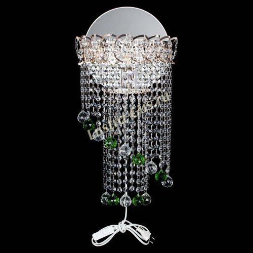 Бра Омега №1 зеленая в Ижевске Гусь Хрустальный