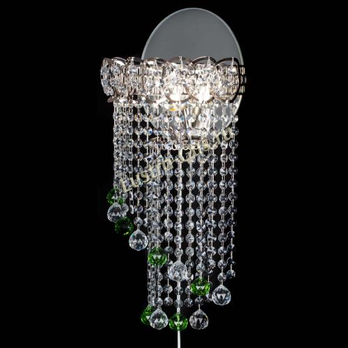 Бра Омега №1 зеленая в Ижевске Гусь Хрустальный