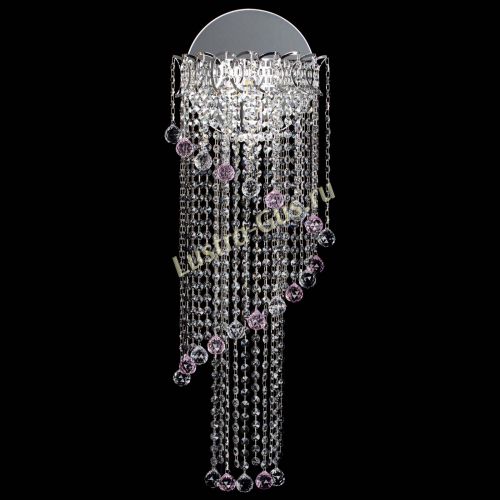 Бра Омега №3 розовая в Ижевске Гусь Хрустальный