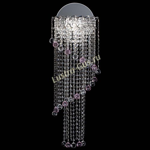 Бра Омега №3 розовая в Ижевске Гусь Хрустальный