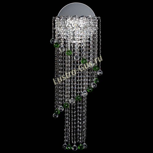 Бра Омега №3 зеленая в Ижевске Гусь Хрустальный