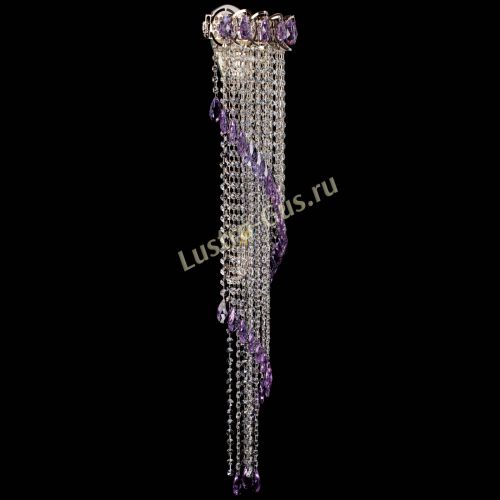 Бра Омега №4 фиолетовая в Ижевске Гусь Хрустальный