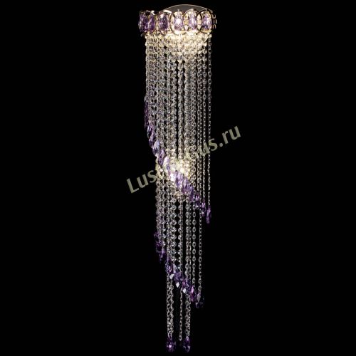 Бра Омега №4 фиолетовая в Ижевске Гусь Хрустальный