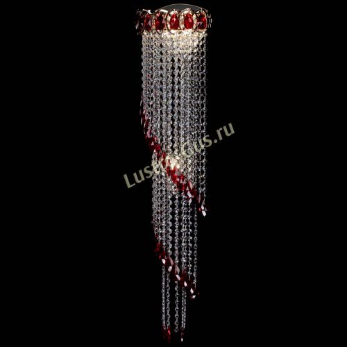 Бра Омега №4 красная в Ижевске Гусь Хрустальный