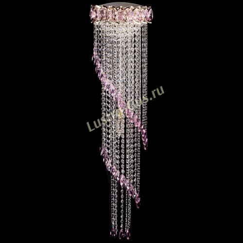 Бра Омега №4 розовая в Ижевске Гусь Хрустальный