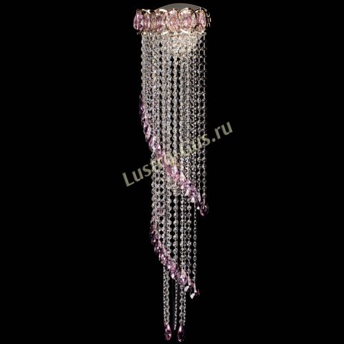 Бра Омега №4 розовая в Ижевске Гусь Хрустальный