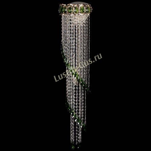 Бра Омега №4 зеленая в Ижевске Гусь Хрустальный