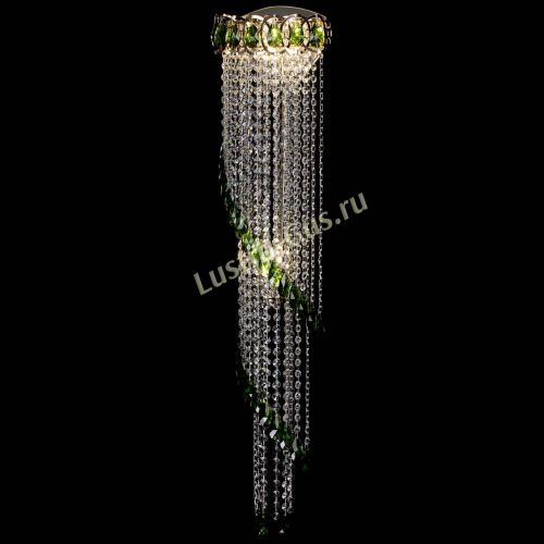 Бра Омега №4 зеленая в Ижевске Гусь Хрустальный