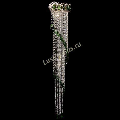 Бра Омега №4 зеленая в Ижевске Гусь Хрустальный