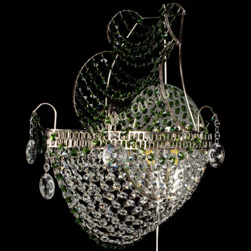 Бра Парусник №1 зеленая в Ижевске Гусь Хрустальный