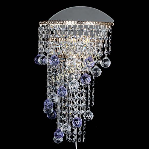 Бра Пирамида №3 фиолетовая в Ижевске Гусь Хрустальный